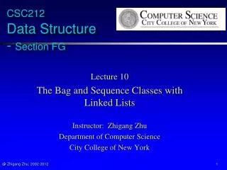 CSC212 Data Structure - Section FG