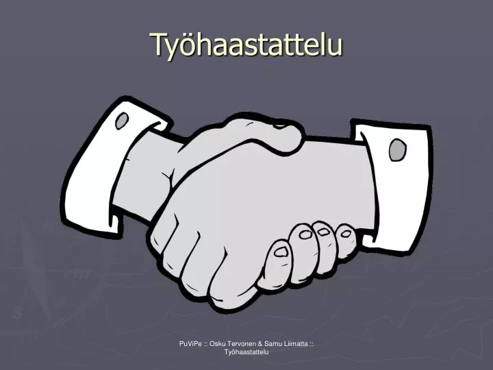 ty haastattelu