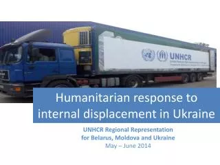 Humanitarian response to internal displacement in Ukraine