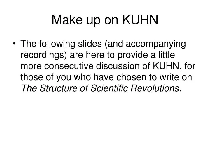 make up on kuhn