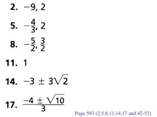 Page 593 (2,5,8,11,14,17 and 42-52)