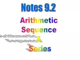 Notes 9.2
