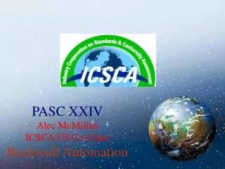 PASC XXIV Alec McMillan ICSCA US Co-Chair Rockwell Automation
