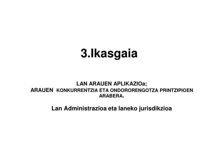 3 ikasgaia