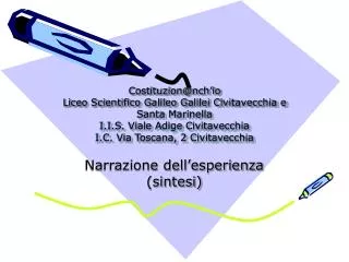 narrazione dell esperienza sintesi