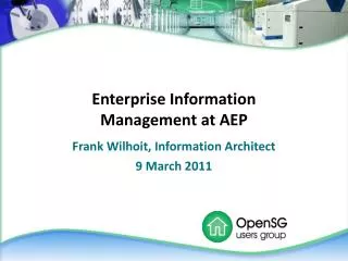 Enterprise Information Management at AEP