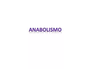 anabolismo
