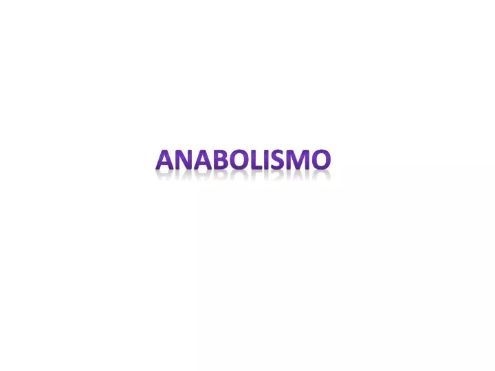 anabolismo