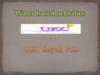 UKC Kayak Polo