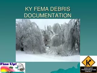 KY FEMA DEBRIS DOCUMENTATION