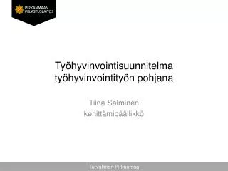 ty hyvinvointisuunnitelma ty hyvinvointity n pohjana