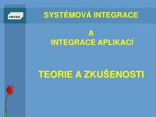 syst mov integrace a integrace aplikac