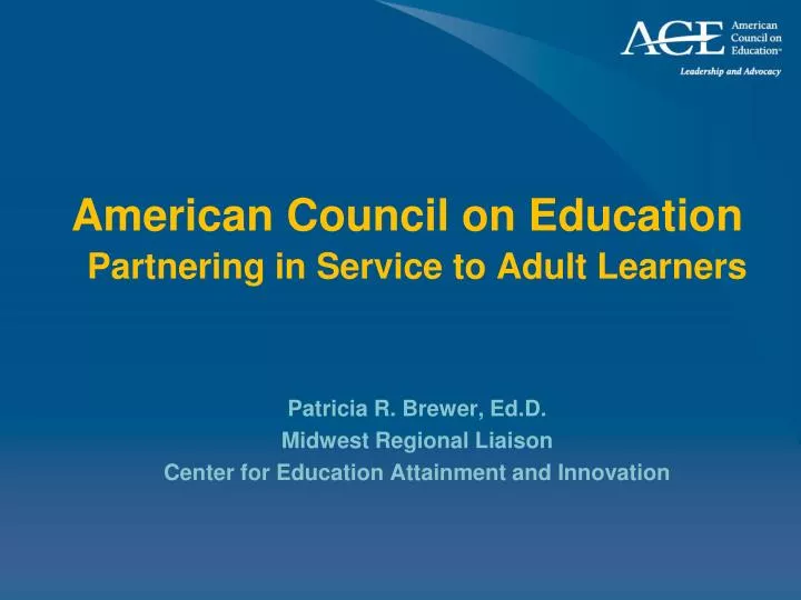 american council on education