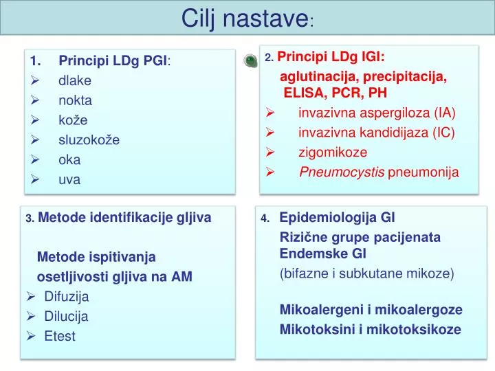 cilj nastave