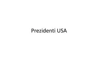 prezidenti usa