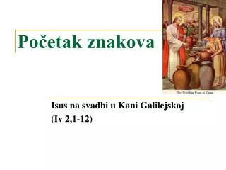po etak znakova