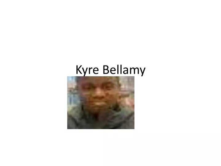 kyre bellamy