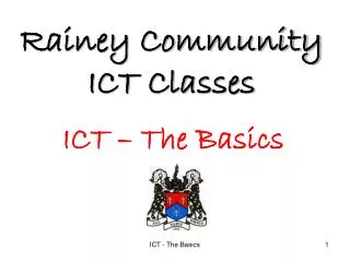 Rainey Community ICT Classes