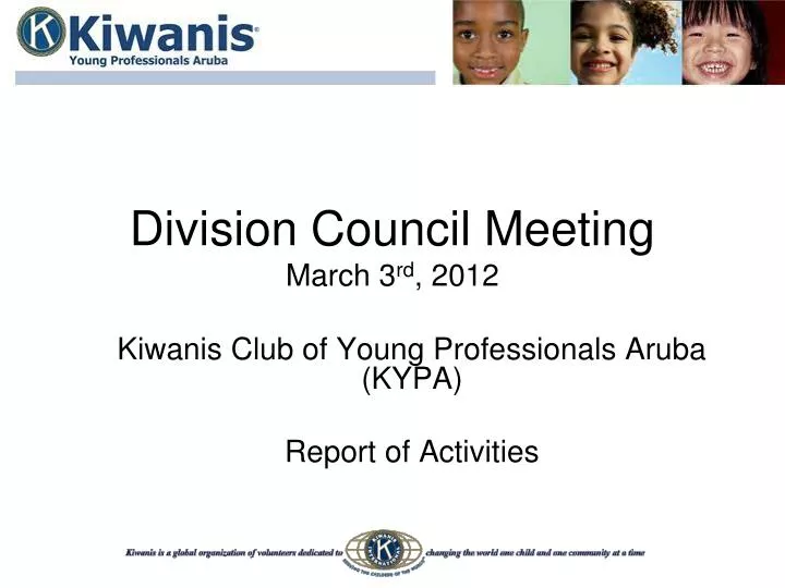 division council meeting march 3 rd 2012
