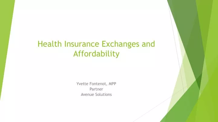 health insurance exchanges and affordability