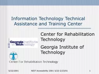 Information Technology Technical Assistance and Training Center