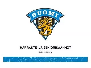 harraste ja senioris nn t