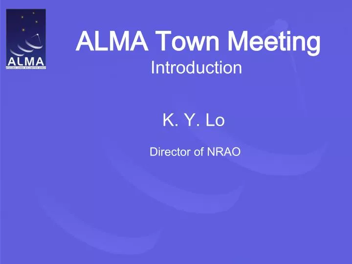 alma town meeting introduction