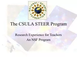 The CSULA STEER Program