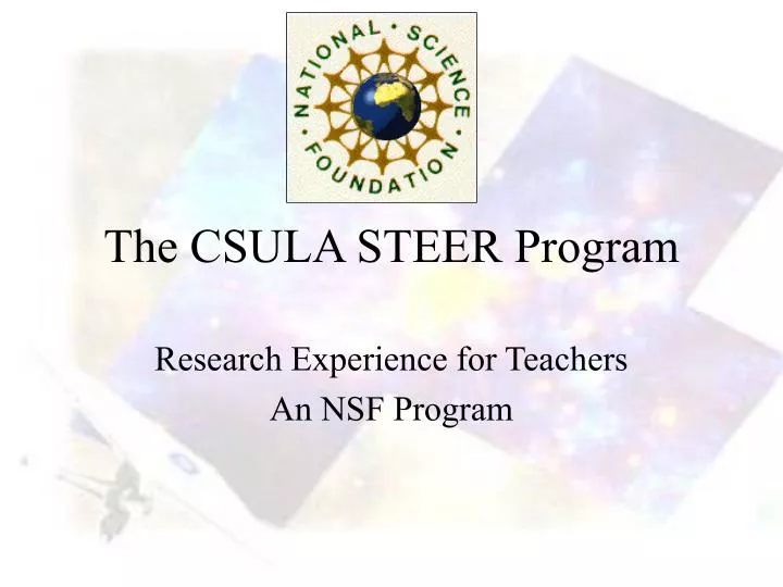 the csula steer program