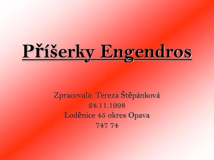 p erky engendros