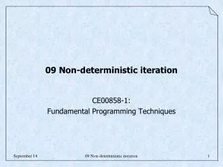 09 Non-deterministic iteration