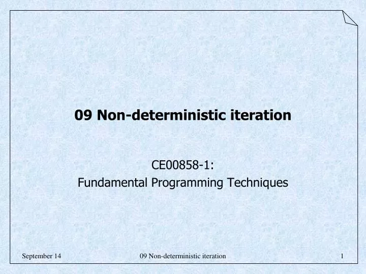 09 non deterministic iteration