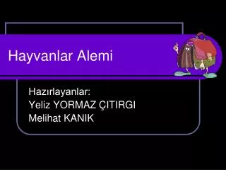 hayvanlar alemi