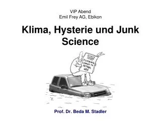 klima hysterie und junk science