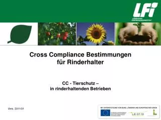 cross compliance bestimmungen f r rinderhalter