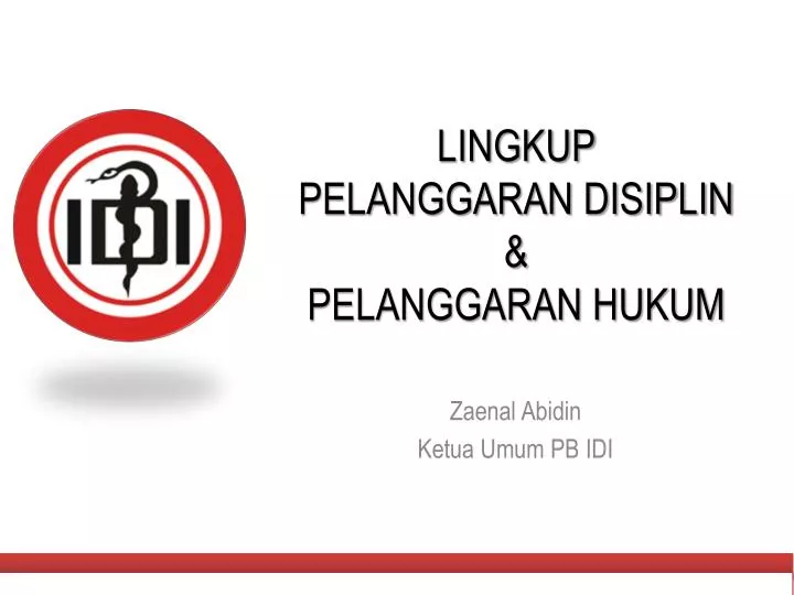 lingkup pelanggaran disiplin pelanggaran hukum