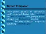 Tujuan Pelayanan - slide 1