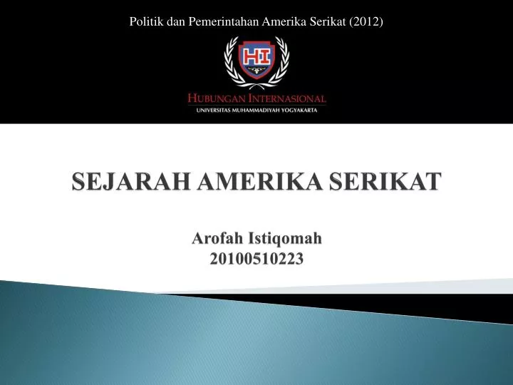 sejarah amerika serikat arofah istiqomah 20100510223