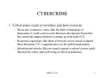 CYBERCRIME - slide 1
