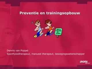 preventie en trainingsopbouw