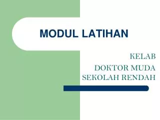 modul latihan