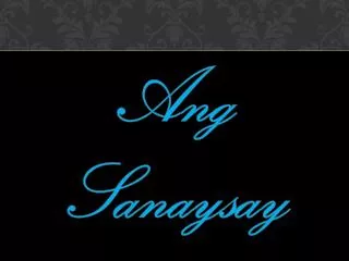 ang sanaysay