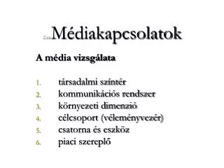 2 ea m diakapcsolatok