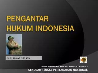 PPT - PENGANTAR HUKUM INDONESIA PowerPoint Presentation, Free Download ...