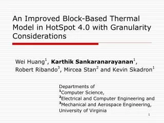 An Improved Block-Based Thermal Model in HotSpot 4.0 with Granularity Considerations