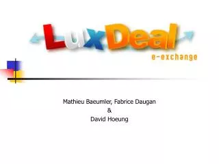 Projet LuxDeal