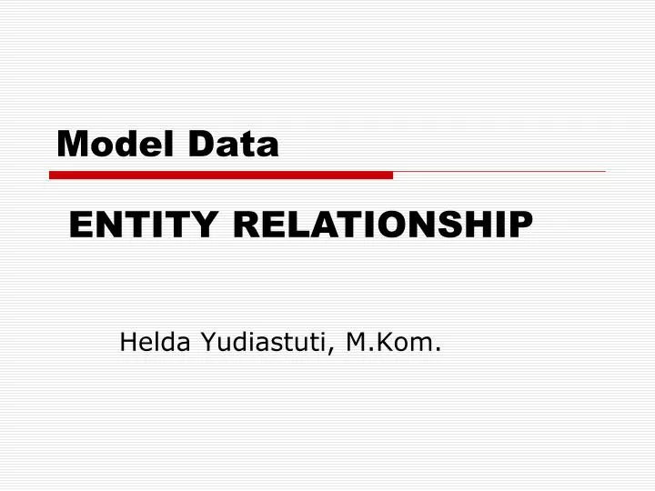 model data