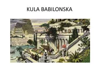 kula babilonska