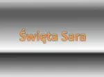Święta Sara - slide 1