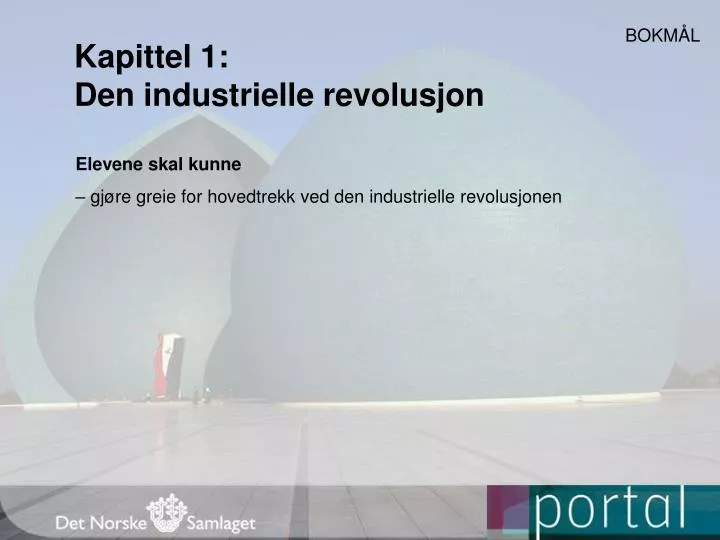 kapittel 1 den industrielle revolusjon